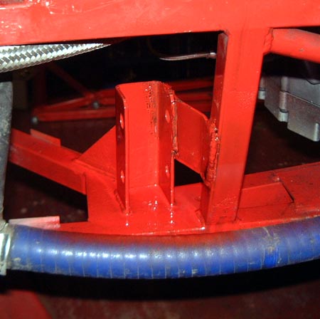 Braced suspension mounting
