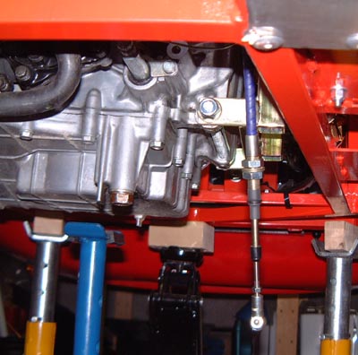 Overlong gearchange cable