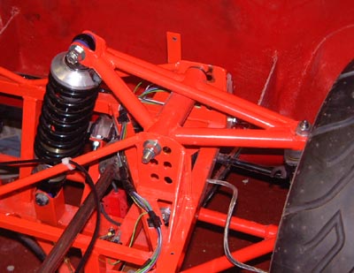 Rocker arm on inner of possible mounting holes