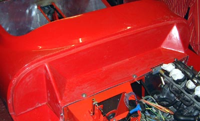 Scuttle section bolted to chassis