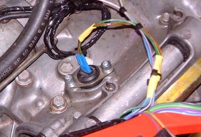 Bodged up speed sender wiring