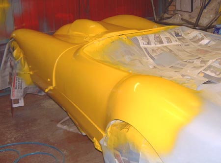 Yellow bodywork...