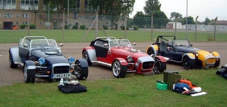 Me, William and Chris at Bassingbourn