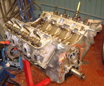 Valve gear removed