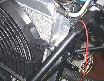 Long spacer for mounting fan