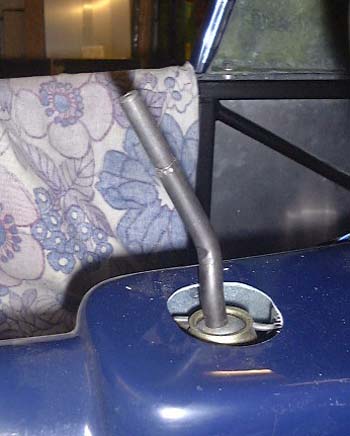 Denuded gear lever