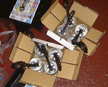 New pistons and old rods.