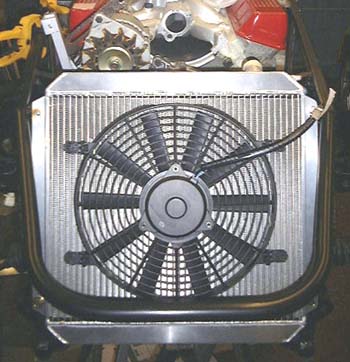 Radiator and fan