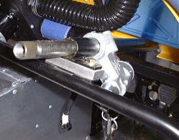 spacer under top steering column mounting