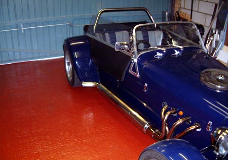 Bizarrely tidy garage