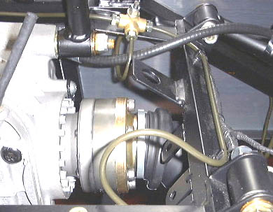 Speed sensor mounting bracket on Westfield