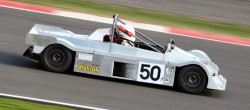 At speed at Silverstone